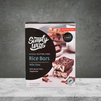 Simply Wize Rice Bars in Milk Choc (5x18g)