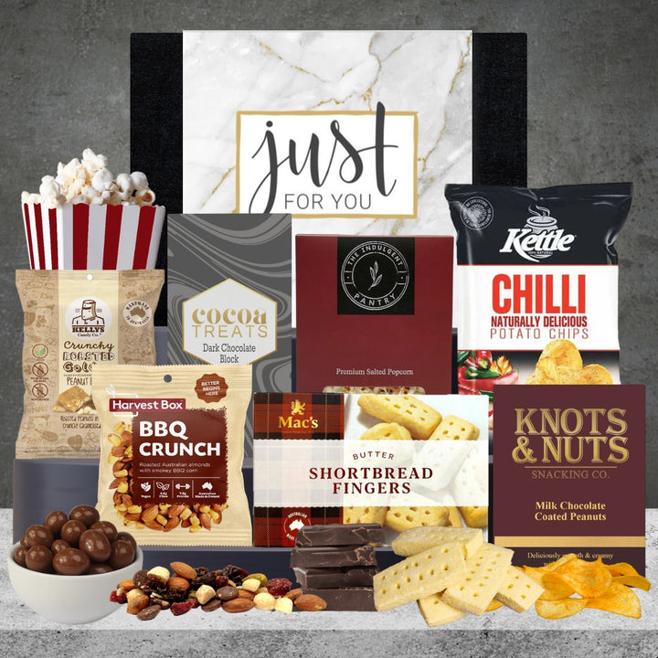 Snack Hamper For Him Featured Image