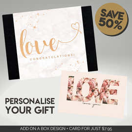 Sparkles Love Sleeve + Love You Card Bundle