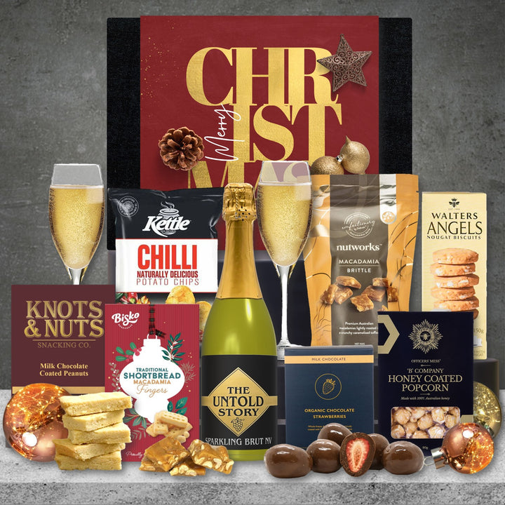 Sparkling Brut Wine Christmas Hamper Featured Image