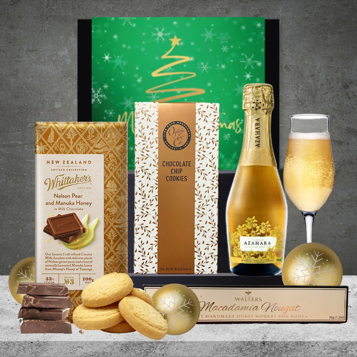 Sparkling & Chocolate Christmas Gift Box Featured Image