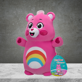 Squishmallow Care Bears Hug Mees Plush 10" Cheer Bear