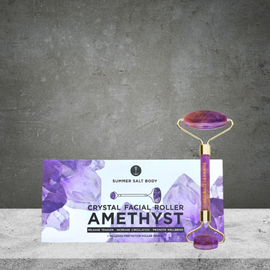 Summer Salt Body Amethyst Crystal Facial Roller