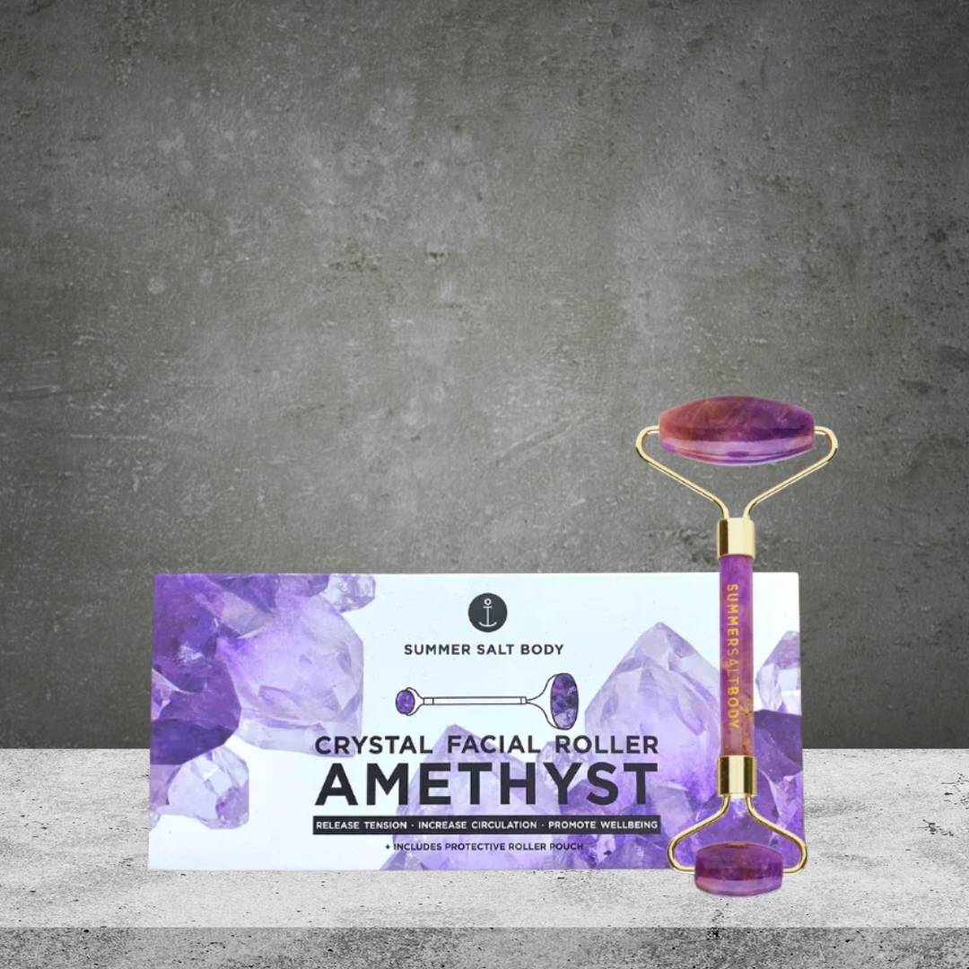 Summer Salt Body Amethyst Crystal Facial Roller