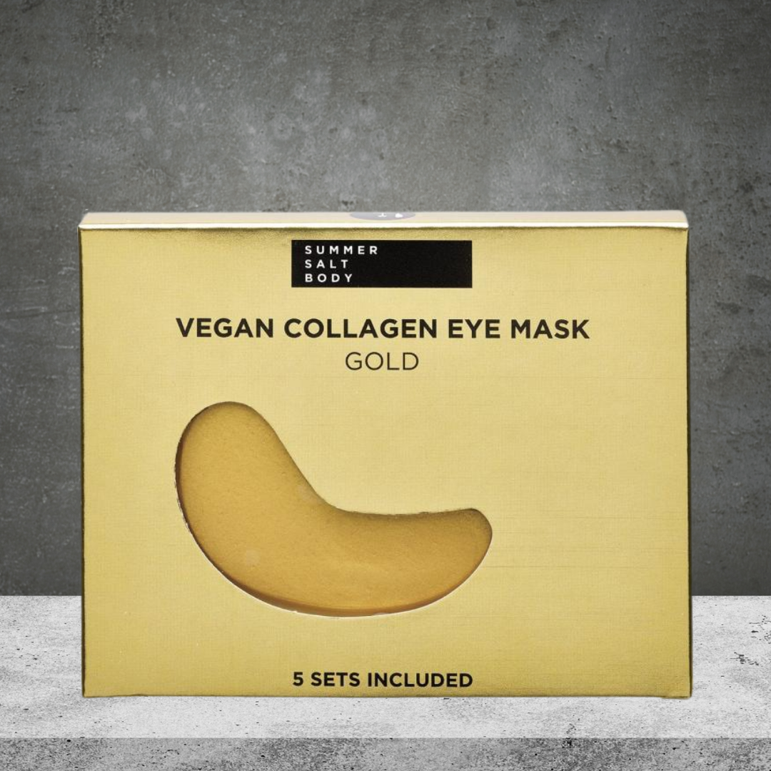 Summer Salt Body Collagen Eye Mask Gold - Vegan
