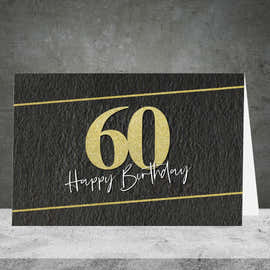 60th Birthday Greeting Card