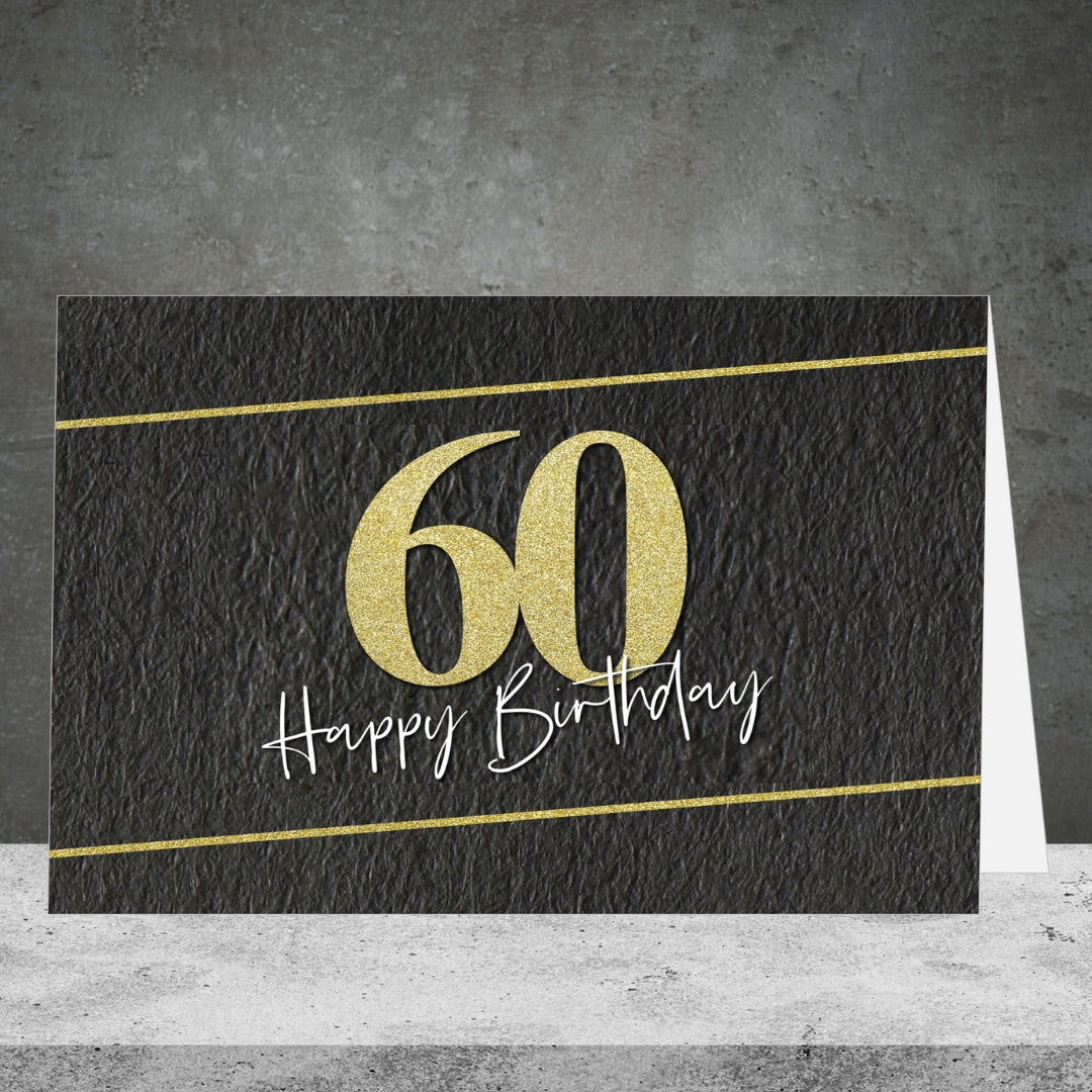 60th Birthday Greeting Card