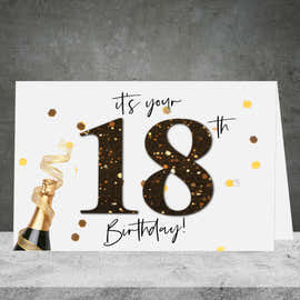 18th Birthday Greeting Card