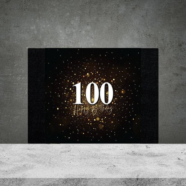 100th Birthday Box Design