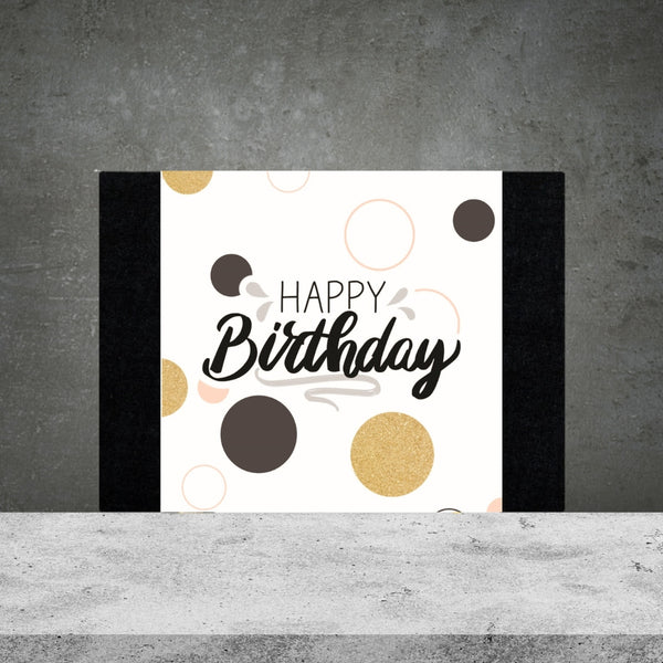 Happy Birthday Spots Box Design