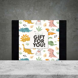 Kids Gift Dino Box Design