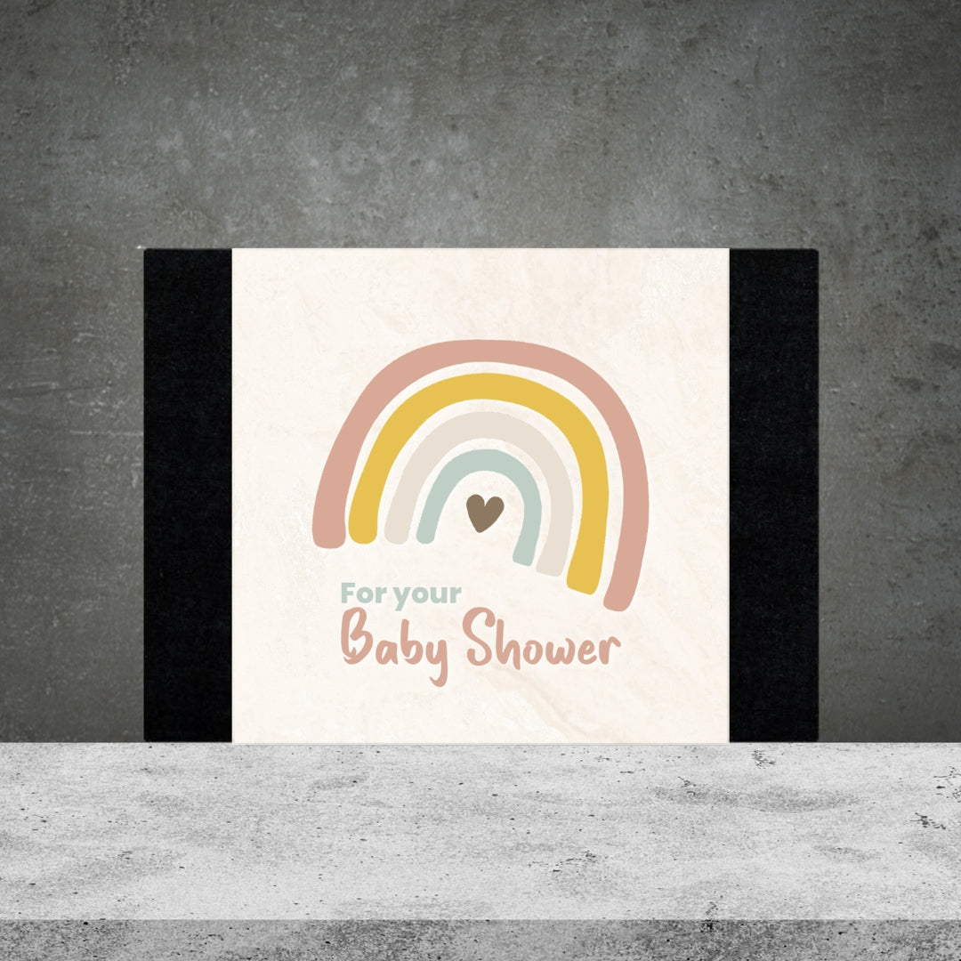 Baby Shower Rainbows Box Design