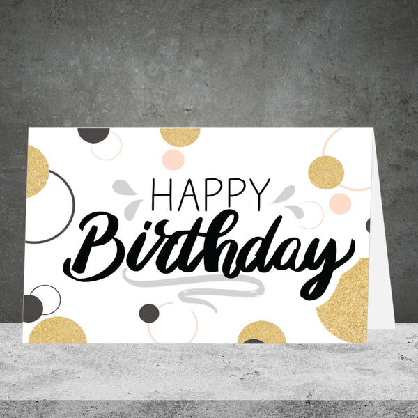 Happy Birthday Spots Greeting Card