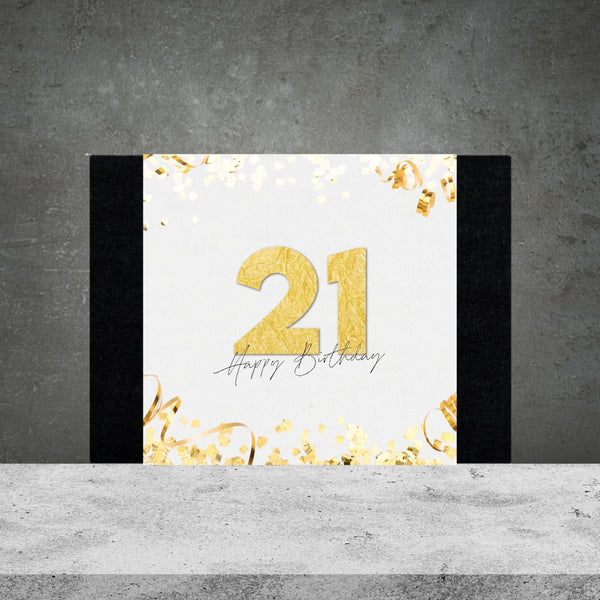 21st Birthday Box Design