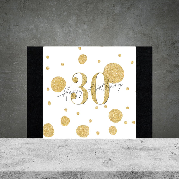 30th Birthday Box Design