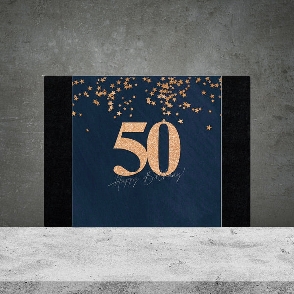 50th Birthday Box Design