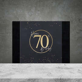 70th Birthday Box Design