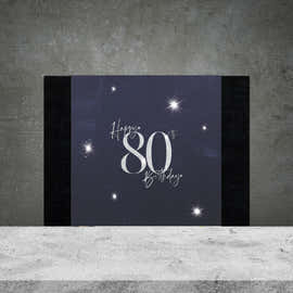 80th Birthday Box Design