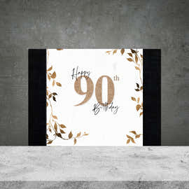 90th Birthday Box Design