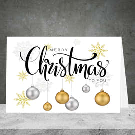 Merry Christmas Greeting Card