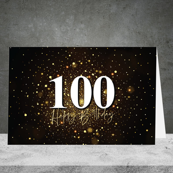 100th Birthday Greeting Card