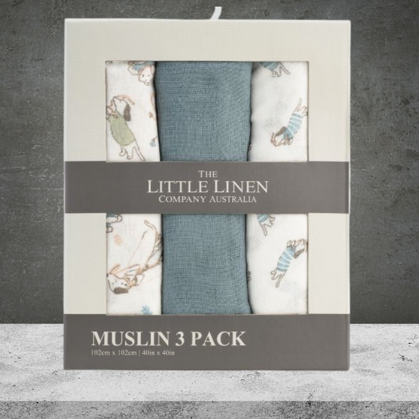 TLLC Muslin 3pk Wrap - Barklife Dog