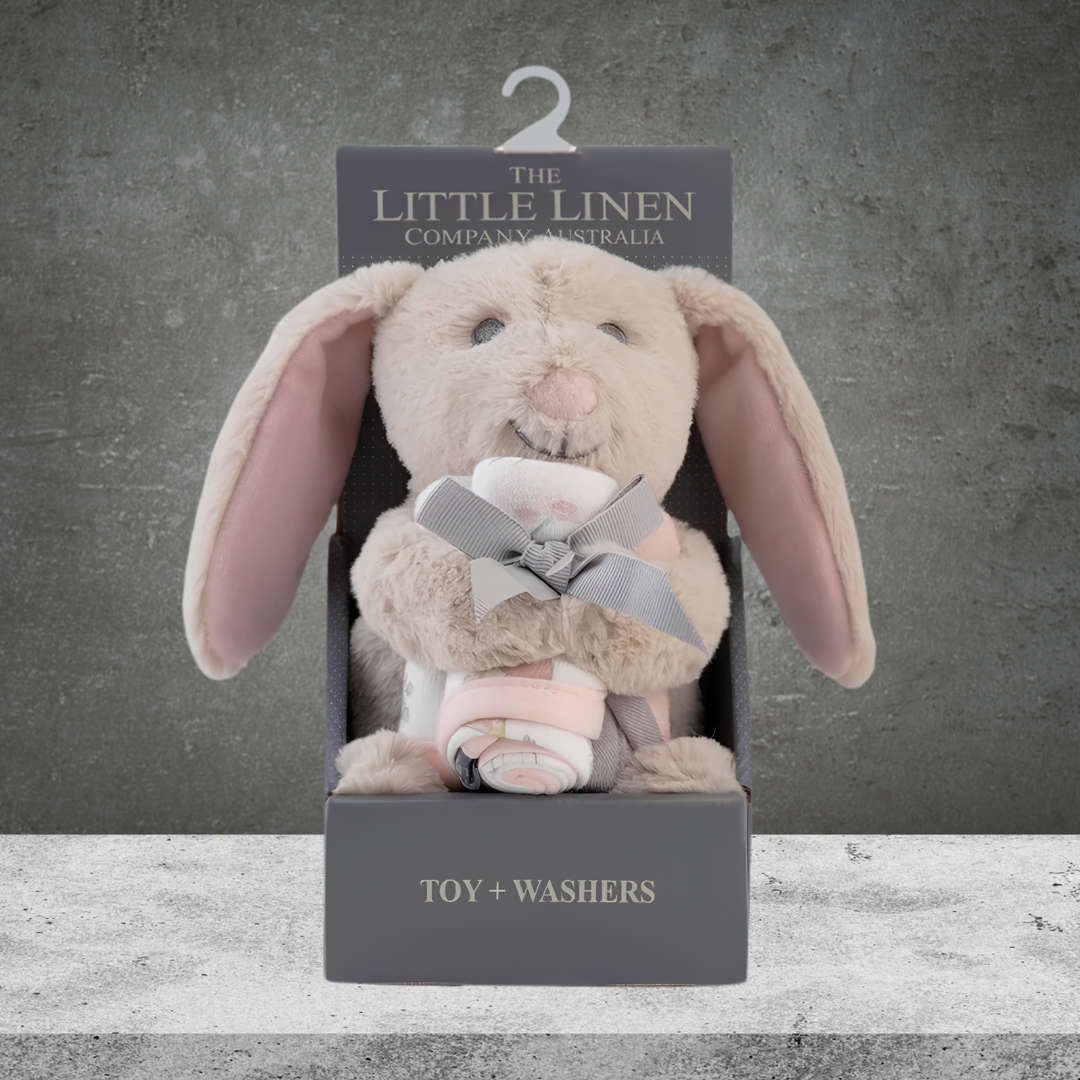 TLLC Plush Toy & Washers - Harvest Bunny