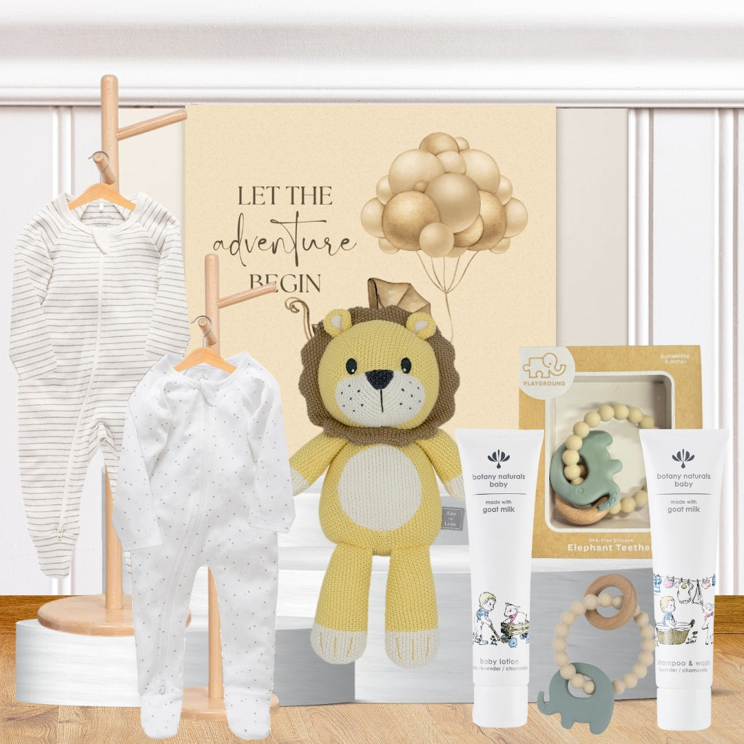 Teddy & Swaddle Baby Hamper Featured Image