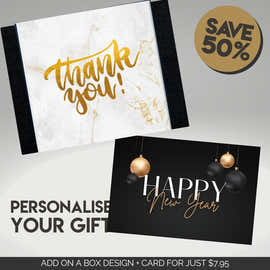 Thank You Sleeve + New Year Card Bundle