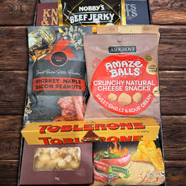 The Tradies Snack Hamper box