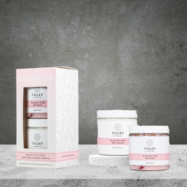 Tilley Black Boy Rose Bath Care Set