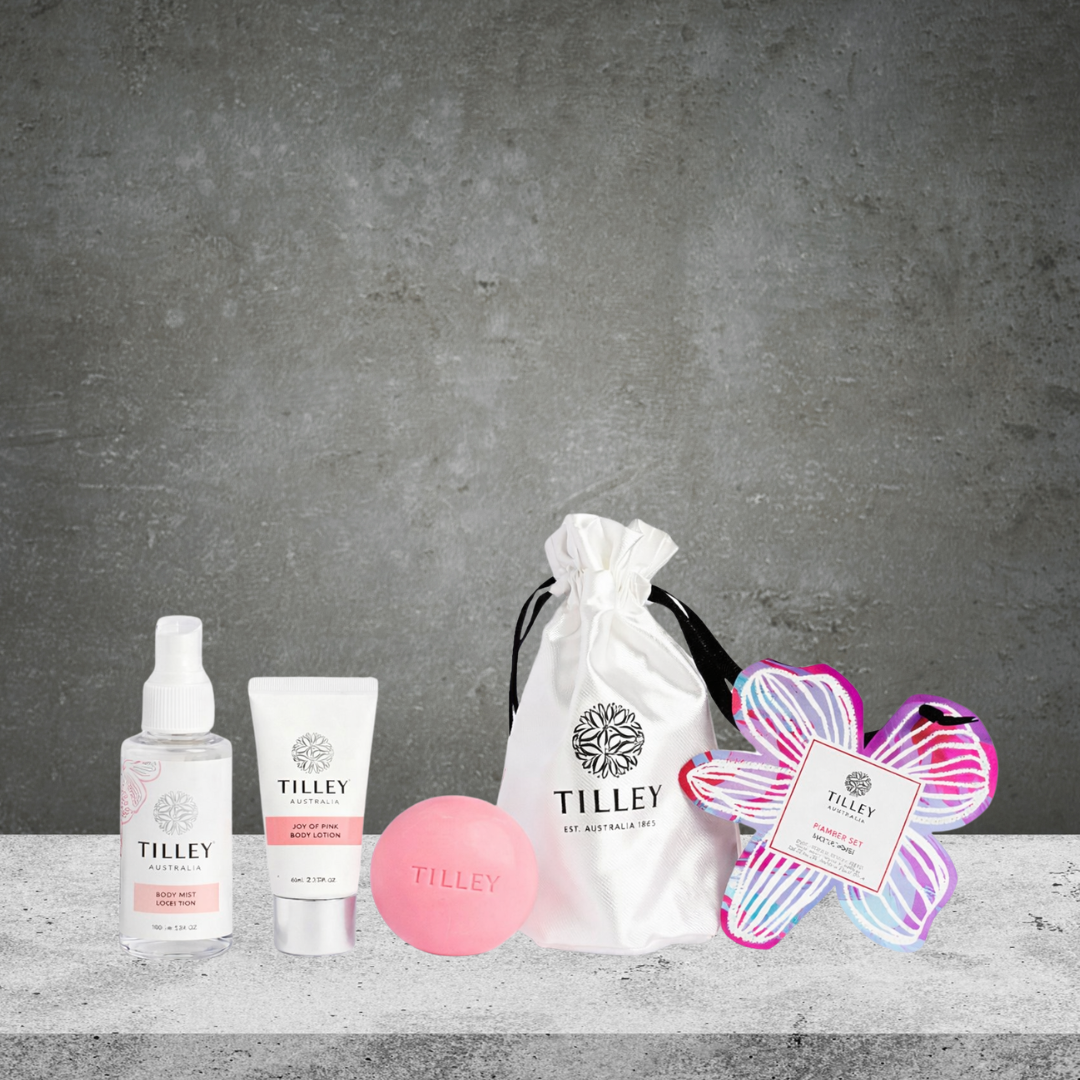 Tilley Limited Edition TCW Body Pamper Set + Satin Bag