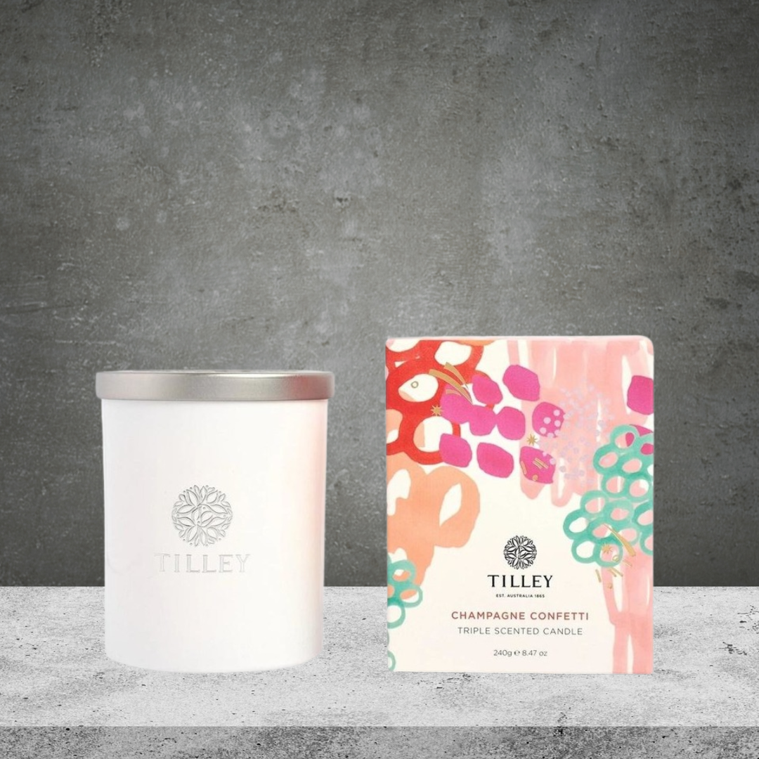 Tilley TCW Champagne Confetti 240g Candle