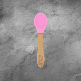 Tiny Dining Pink Bamboo Spoon