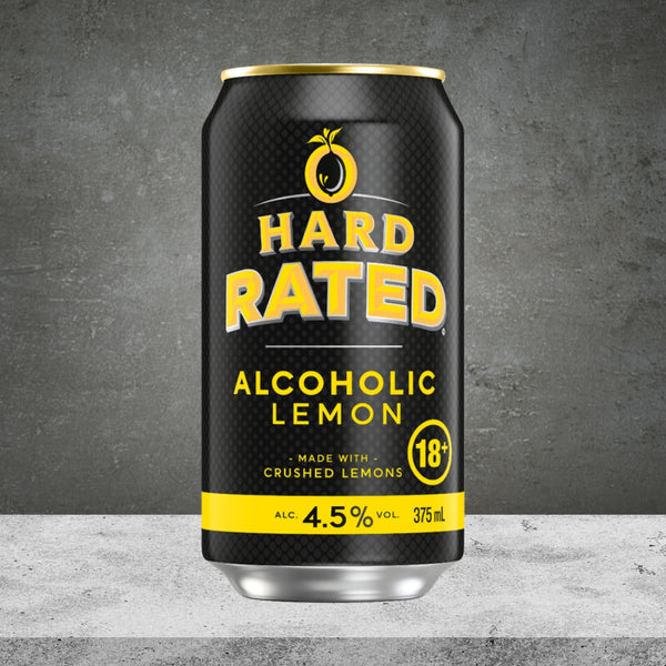 Hard Rated Alcoholic Lemon 375ml
