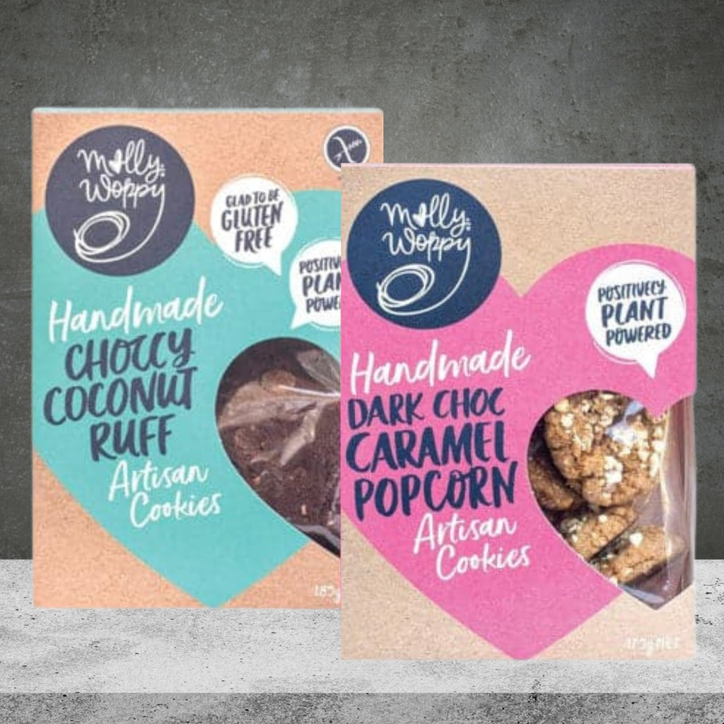 Molly Woppy Vegan Cookies Varieties