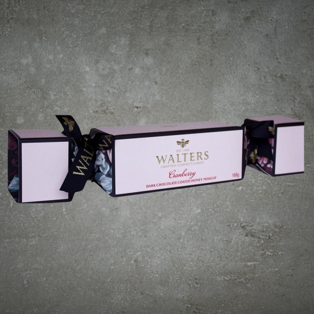 WALTERS DARK CHOCOLATE CRANBERRY NOUGAT BONBON 168G