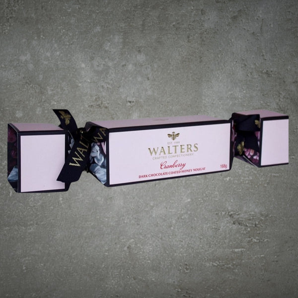 WALTERS DARK CHOCOLATE CRANBERRY NOUGAT BONBON 168G
