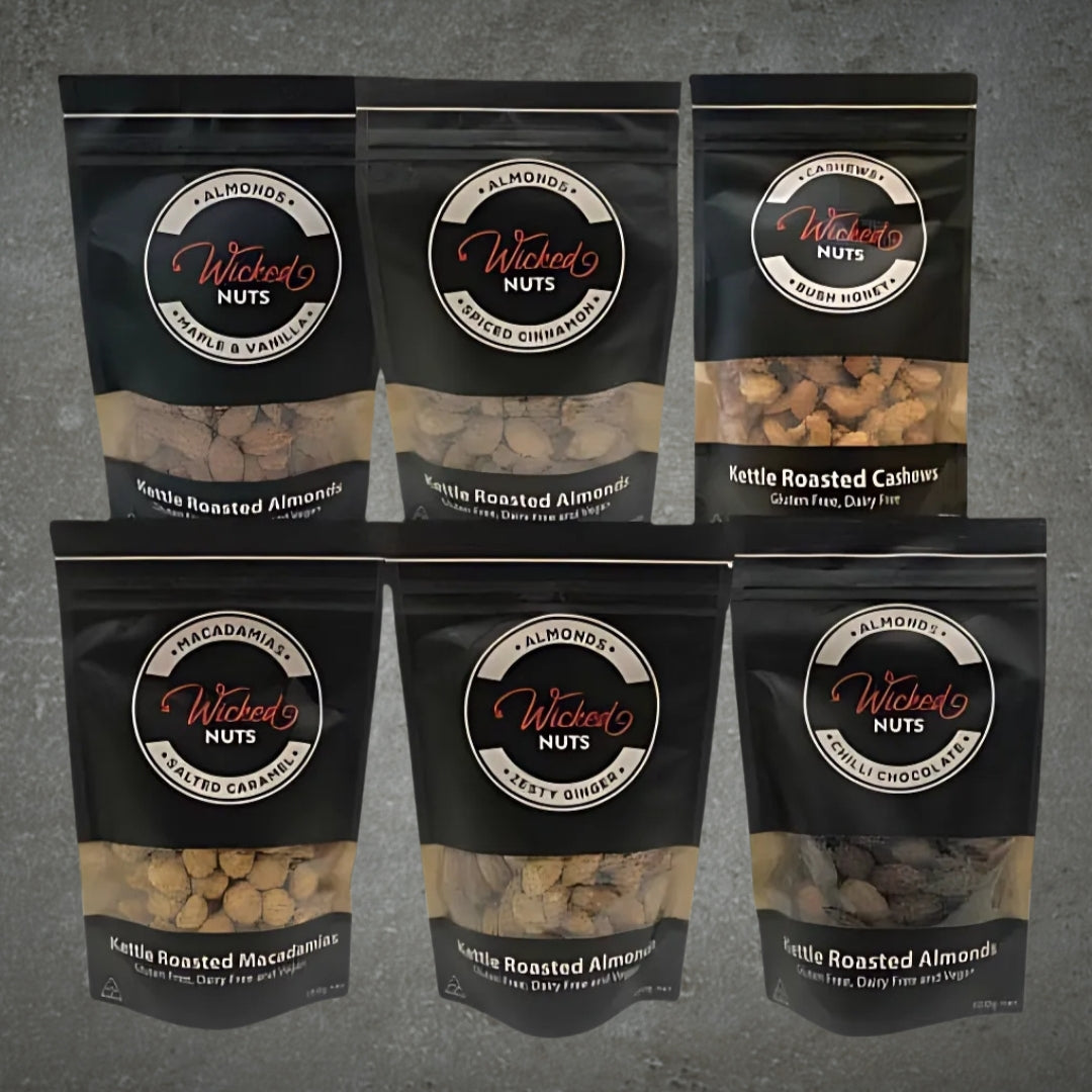 Wicked Nuts Craft Nut Varieties 100g
