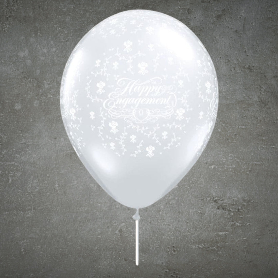 Clear Happy Engagement Balloon