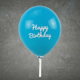 Blue Happy Birthday Balloon