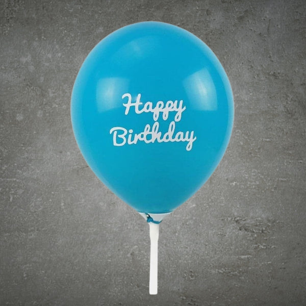 Blue Happy Birthday Balloon