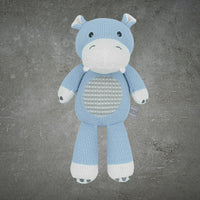 LIVING TEXTILES HARRY THE HIPPO KNITTED TOY