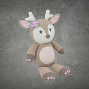 LIVING TEXTILES AVA THE FAWN KNITTED TOY