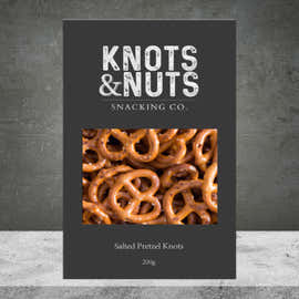 Knots & Nuts Salted Pretzel Knots 100g