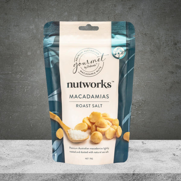 Nutworks Rosemary & Sea Salt Macadamias 75G
