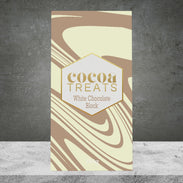 COCOA TREATS BELGIAN WHITE CHOCOLATE 100G