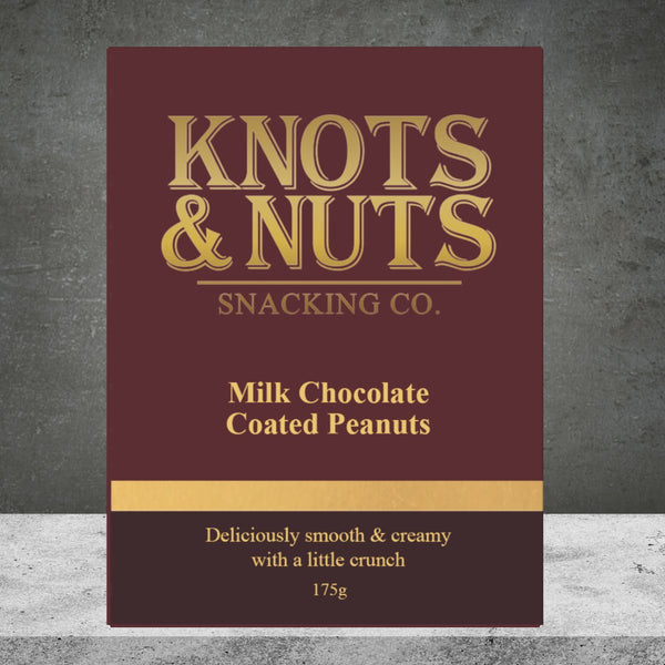 Knots & Nuts Milk Chocolate Peanuts 200g