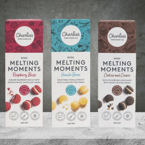 Charlie's Cookies Mini Melting Moments 50g