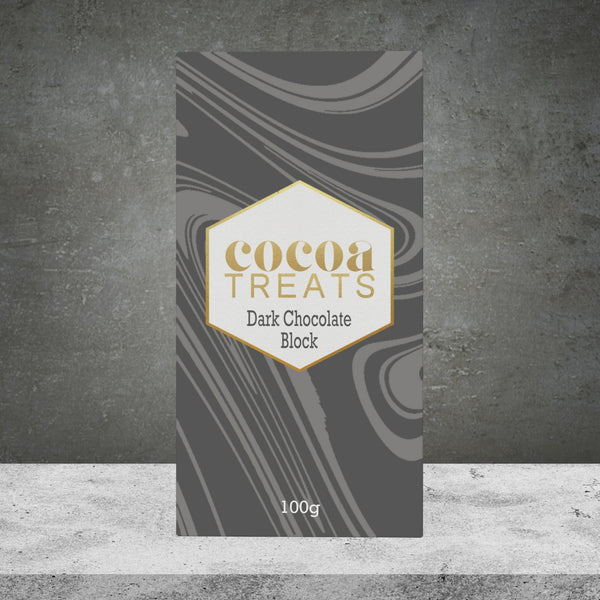 COCOA TREATS BELGIAN DARK CHOCOLATE 100G